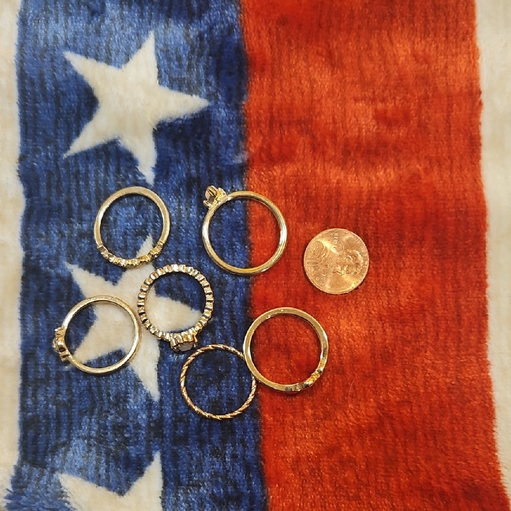 Gold-Tone Ring Set